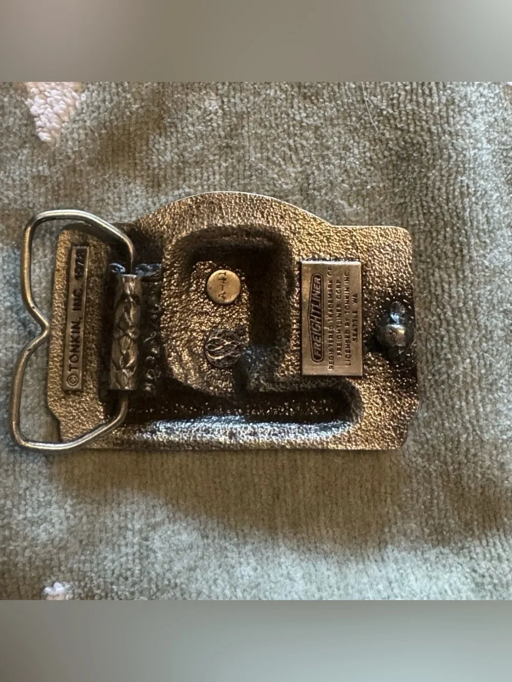 Vintage Tonkin Freightliner 1978 Belt Buckle Great Condition!